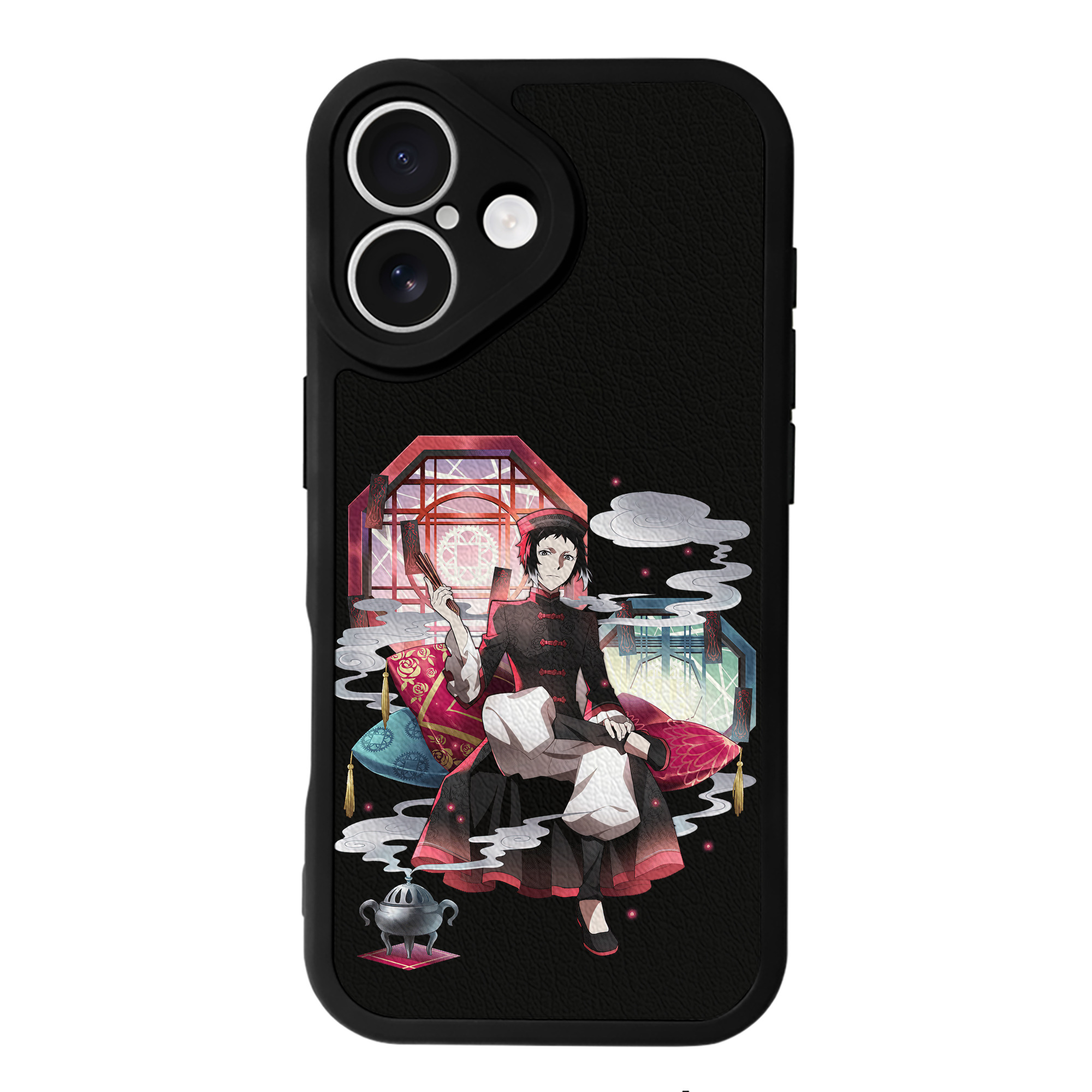 （画像用） 文豪ストレイドッグス Bungo Stray Dogs 【iPhone 16シリーズ対応】シリコンスマホケース（レザー調） 材質：シリコン
